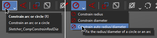The tooltips in the constraint radius/diameter buttons